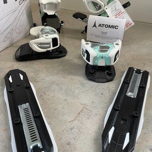 Atomic Warden MNC 11 L90 White/Mint Ski Bindings - New In Box